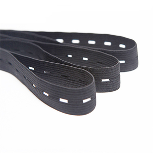 15mm Width Black Sewing Knitted <strong>Elastic</strong> Cord for Undergarments and Sportswear <strong>Elastic</strong> Band Stock <strong>String</strong> for Earloop - Product Image 4