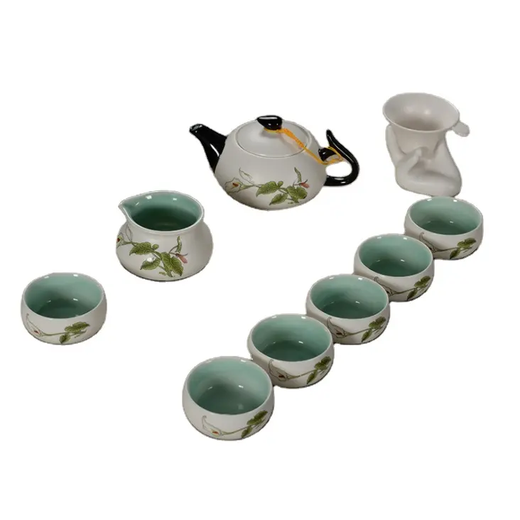 Традиционный китайский керамический чайный набор, Подарочная коробка, керамический чайный набор