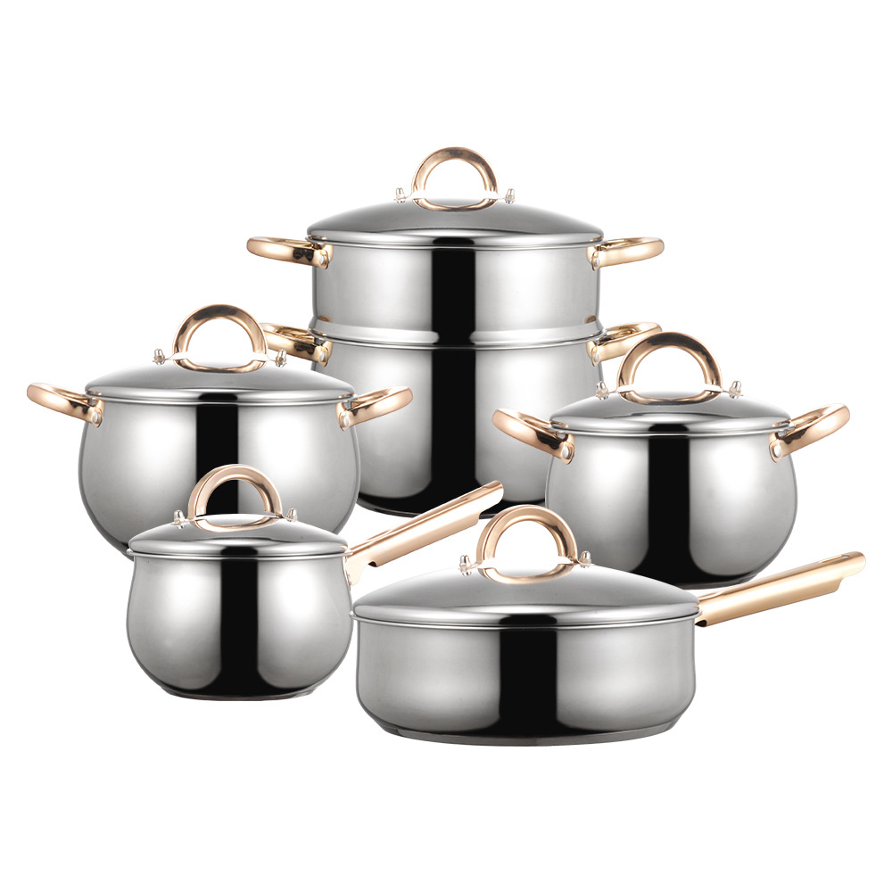 11-piece expansion pot set with 3 layers