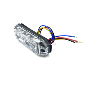 ไฟเตือน LED 6ดวงสำหรับรถยนต์ไฟหลายสี12V 24V สีเหลืองอำพันสีฟ้าสีเขียวสีขาว LTD196รูปแบบการเปลี่ยนโดยการสัมผัสลวดลบ - Product Image 3