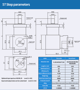 两级行星齿轮箱直角高精度低齿隙减速器，ODM定制支持 - Product Image 4