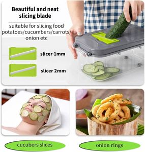 Falstar ירקות chopper spiralizer צמח בצל חתוך דיקי מזון <span class=keywords><strong>pro</strong></span>-חותך חתוך דיקר