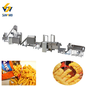 Industria del commercio Cheetos Snack linea di produzione alimentare mais riccioli macchinari per la produzione di Snack