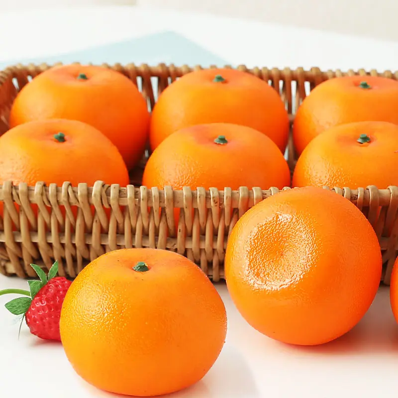 Trái Cây Giả Mandarin Tangerine Cho Trang Trí Thực Tế Sống Động Như Thật DIY Đạo Cụ Trang Trí Nội Thất Trang Trí Nhân Tạo Trái Cây Cho Hiển Thị