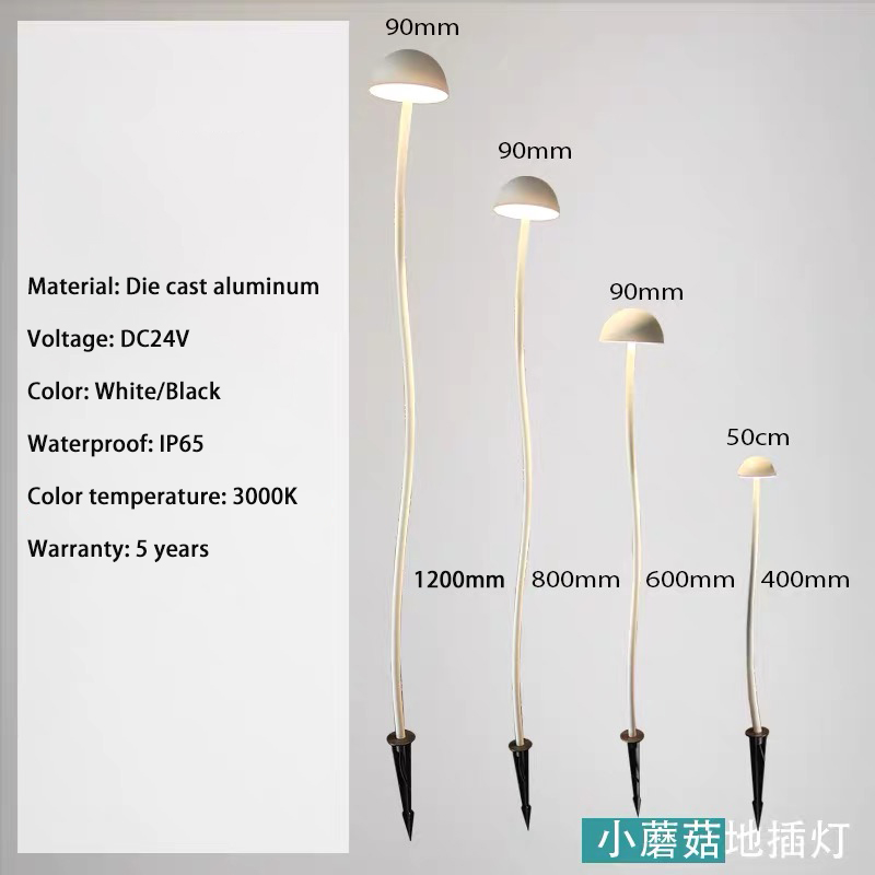 White H:40CM