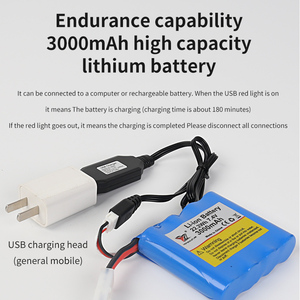 ナイトビジョンLEDライト35km/h高速リモートコントロールレーシング電気エンジンヨット船モデルRCボートプロペラ - Product Image 5