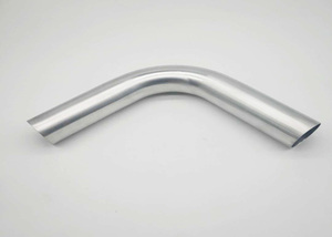 3 אינץ אלומיניום Mandrel עיקול פליטה טורבו Intercooler 180 תואר U צורת מרפק צינור