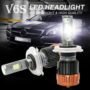 1 * çift Hussun 40w 8000lm Cob H7 ampul araba oto Drl sis farları lambalar H13 H4 H1 H3 h8 H9 H10 H11 9005 9006 H7 <span class=keywords><strong>Led</strong></span> far