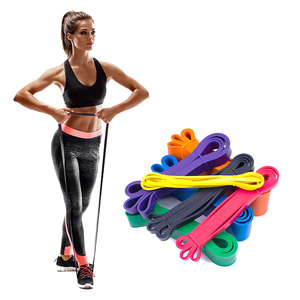 Tiras de entrenamiento TPE de 2080mm de largo, equipo de banda de entrenamiento muscular para el pecho con lazo de cinturón auxiliar elástico para ejercicios - Product Image 5