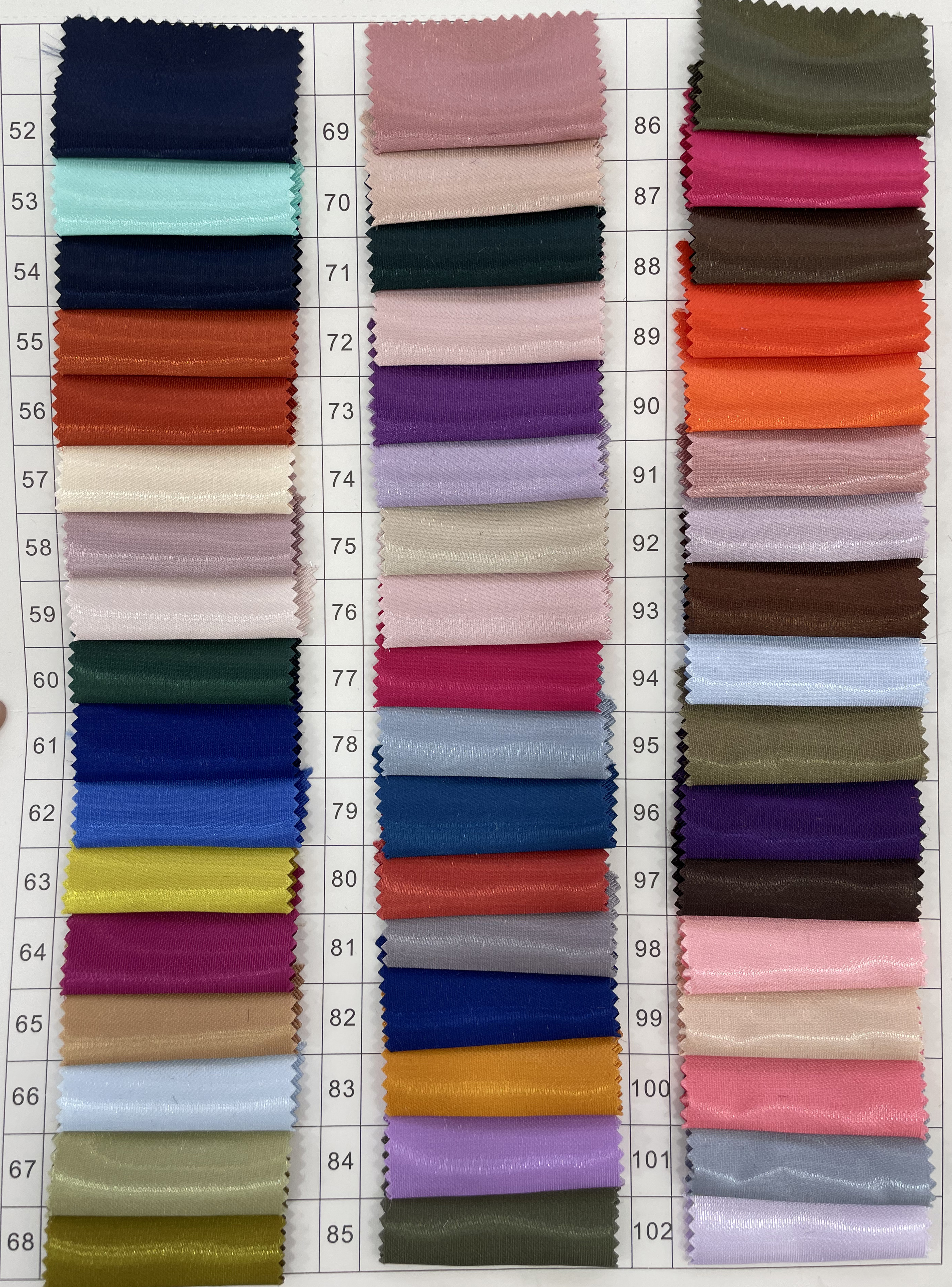 Carte de couleurs 2