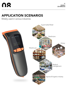 XB-M82 Syble <strong>New</strong> <strong>Style</strong> QR Code <strong>Reader</strong> with Display Screen 2D Wireless Barcode Scanner - Product Image 6
