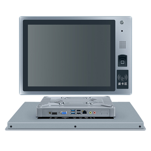 金属Win11平板电脑定制网络RJ45局域网通信HDM1身份证ic卡信息亭显示器嵌入式面板安装工业电脑 - Product Image 2