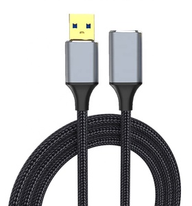 USB ระดับไฮเอนด์3.0 1/1.5ม. 3.3ฟุต/5ft สายไนล่อนต่อขยาย3A ข้อมูลการชาร์จอย่างรวดเร็วสำหรับแท็บเล็ตโน้ตบุ๊คตัวผู้ตัวเมีย3.0 USB - Product Image 2