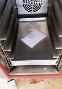 10 tepsi elektrikli sıcak hava sirkülasyonu konveksiyon fırın ekmek ekmek makinesi büyük pişirme fırını - Product Image 5