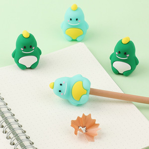 Chất Lượng Cao Động Vật Hình Silicone Bút Chì Mài Dễ Thương Thỏ & Cho Coke Bánh Hamburger Thiết Kế Cho Văn Phòng Phẩm Bán Buôn - Product Image 5