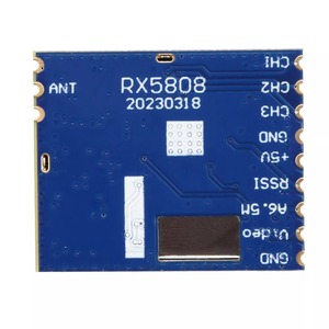 5.8GHz RX5808 -90dBm AV FMワイヤレスオーディオビデオAVレシーバーモジュールボードSPI - Product Image 1