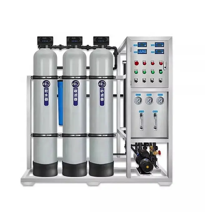 Sistema di acqua ad osmosi inversa certificato 500 litri all'ora vendita calda depuratore di acqua industriale sistema RO