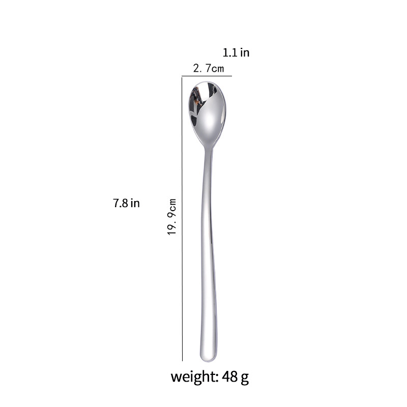 Cuillère à glace en argent 20,3CM