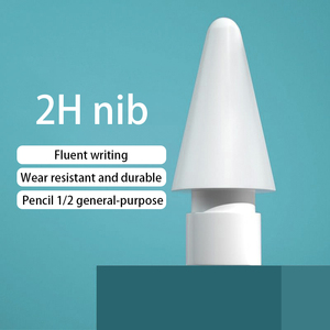 Apple Pencil Tipの追加のペン先ダブルレイヤー2B2H交換用ソフト & ハードチップ用に更新された細いスタイラスペンチップ - Product Image 6