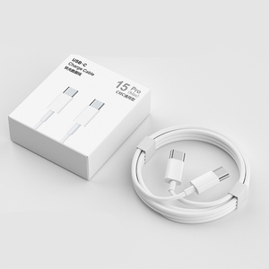 Apple iPhone 15 için 15pro 16 16 artı 16 Pro Max USB C veri kablosu tip-c hızlı şarj şarj aleti kablosu kutu ile - Product Image 2