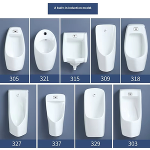 Urinario moderno con <span class=keywords><strong>sensor</strong></span> ecológico, inodoro personalizado para casa, urinario de cerámica montado en la pared, urinarios para inodoro colgados en la pared - Product Image 6