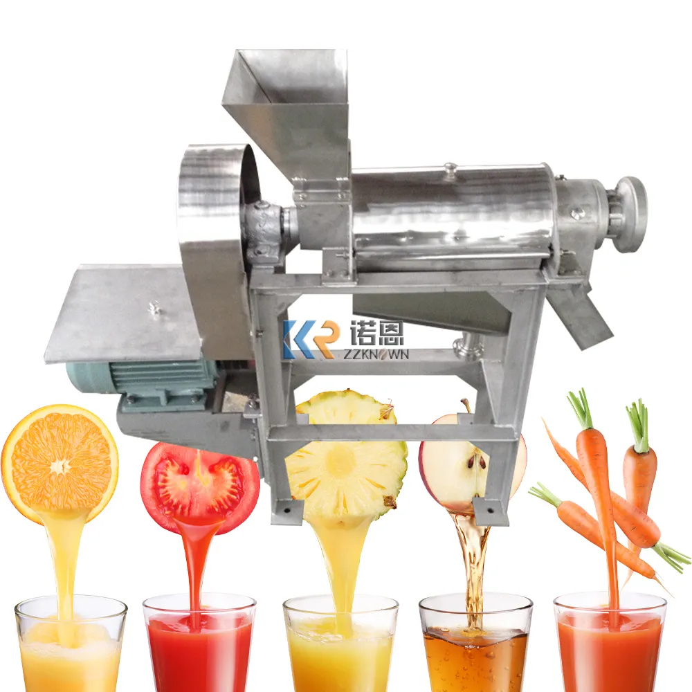 Exprimidor de frutas Industrial en espiral, Extractor de zumo de naranja de Mango comercial, máquina trituradora de verduras