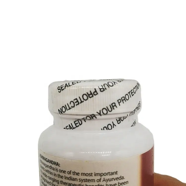Schrumpf folien etiketten/Schrumpf kapsel für Vitamin-Plastik flaschen
