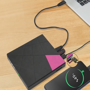 External <strong>CD</strong> Drive USB 3.0 Portable <strong>CD</strong>/DVD +/-RW Drive Slim DVD/<strong>CD</strong> <strong>ROM</strong> Rewriter Burner Compatible with Laptop Desktop <strong>PC</strong> TYPE C - Product Image 1