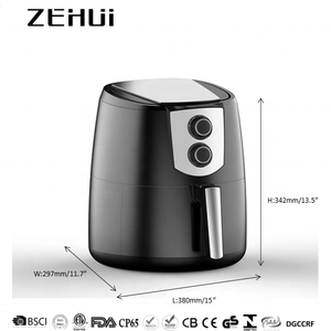 Hot Oil Free Cooking, 3.5L/4.5L Healthy Air Fryers with <strong>Temperature</strong> <strong>and</strong> <strong>Timer</strong> <strong>Control</strong> 1400W Air Fryer - Product Image 4
