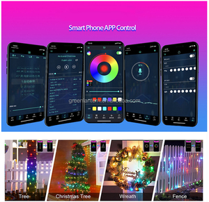 DIY Mini LED Musik controller für programmier bare WS2812B RGBIC Fairy String Lights DC5V USB App Fernbedienung