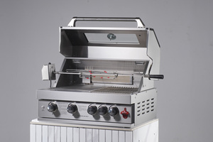 Chất lượng cao sang trọng than đen thép không gỉ đa chức năng hiện đại BBQ nướng ngọn lửa an toàn thiết bị bền cho gia đình - Product Image 6