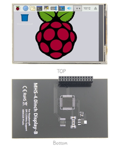 MHS-4.0inch Display-Bタッチスクリーン小型抵抗膜方式タッチ機能付きRaspberryPi用の高速SPI再生可能ビデオ - Product Image 4