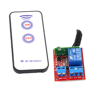 1つのチャネル12V RFワイヤレスリレーモジュールリモートコントロールセルフロックリモコン付き - Product Image 2