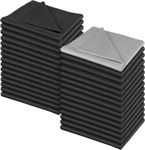 Tùy chỉnh in logo Kính lau vải bán buôn Kính mát ống kính sợi nhỏ Cleaner kính làm sạch vải - Product Image 1