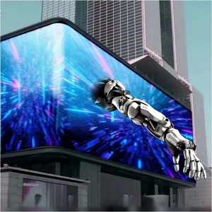 Shenzhen raybo วิดีโอดิจิทัลกลางแจ้งแบบติดตั้งถาวรติดผนังวิดีโอ LED ป้ายโฆษณา3D กันน้ำหน้าจอแสดงผล LED - Product Image 5