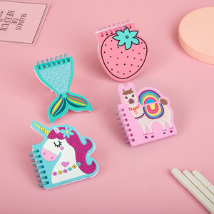 Cross-Border Criativo Cartoon Bobina Notebook Personalizado A3 Espiral Cola Macia Folha Solta De Papel Estudante Portátil Prêmio Nota Pad