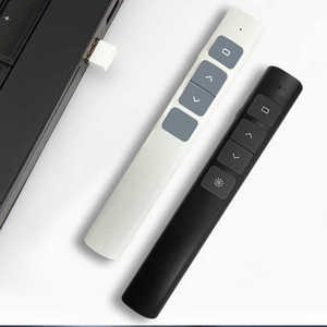 2.4 GHz presentatore Wireless con puntatori rossi penna PPT Clicker USB RF puntatore a telecomando ricaricabile - Product Image 1
