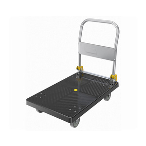 Capacidad de carga personalizable de 200Kg, plataforma de plástico, carro de mano, carro con asa fija, diseño de caja, cajas de herramientas de almacenamiento apilables - Product Image 5