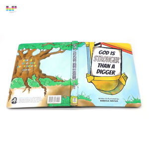 精装3d立体彩色纸板板书籍印刷动物英语儿童书籍印刷 - Product Image 3