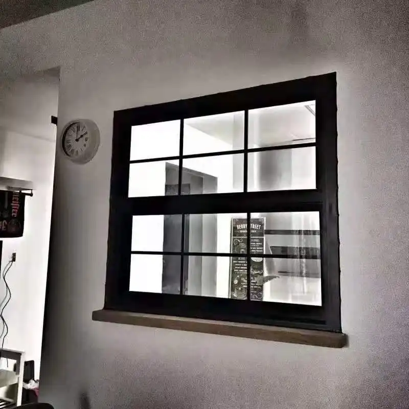 Ventanas de marco de doble acristalamiento de aleación de aluminio VERTICAL parrillas de ventana correderas imágenes de diseño