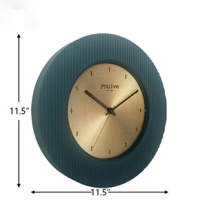 Klassische 12-Zoll-kreisförmige Plastik-Wanduhr Quarzwerk Einseitig Nadeldisplay-Timeruhren - Product Image 2