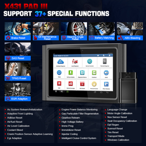 LAUNCH X431 PAD III V3.0 Auto Scanner Globale Version Starten Sie die X431 Pad3-Unterstützung ECU-Programmierung Alle System diagnosen