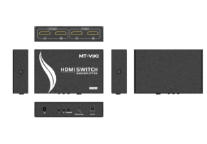Interruptor y divisor HDMI 2 en 2 salidas, divisor selector de escritorio MT-ViKI para 2 computadoras 2 monitores, divisor de interruptor HDMI 2x2 - Product Image 5