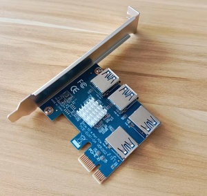 FYX สต็อก 1 4 PCI-Express สล็อต 1x 16x USB 3.0 การ์ดพิเศษ Riser PCIE Converter อะแดปเตอร์ PCI-E ผู้ผลิต - Product Image 1
