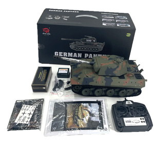 3819-1 Henglong RC tankları 1/16 ölçekli alman leopar ordu tankı askeri Model 2.4Ghz uzaktan kumandalı Tank RC oyuncaklar hobi hediyeler - Product Image 6