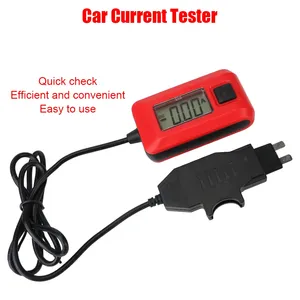 Probador de circuito de coche de 12V, rango de 0,01 ~ 19,99A, fusible de prueba de corriente, herramienta de diagnóstico, Detector de reparación, galvanómetro, accesorios Automotrices - Product Image 2