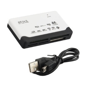 XD MMC MS CF kart okuyucu kartları için 6 in 1 Mini çok USB bellek gümüş ve siyah - Product Image 3