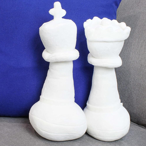 <strong>Plush</strong> Chess Pieces Toy King and <strong>Queen</strong> Stuffed Toy Chess Game Figures ISO Yangzhou Factory Customized Stuffed Toys Creative Doll - Product Image 4