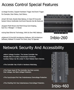 Software de nube libre basado en Web, Rs485, Tcp/ip, Control de acceso de 4 puertas - Product Image 4