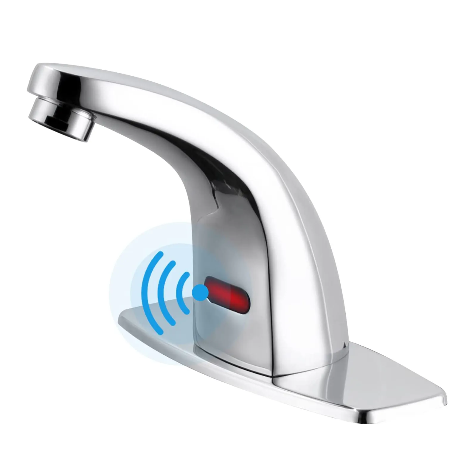 Lavabo sanitaire robinet chauffe-eau électrique sans contact robinet à capteur automatique, meilleure vente